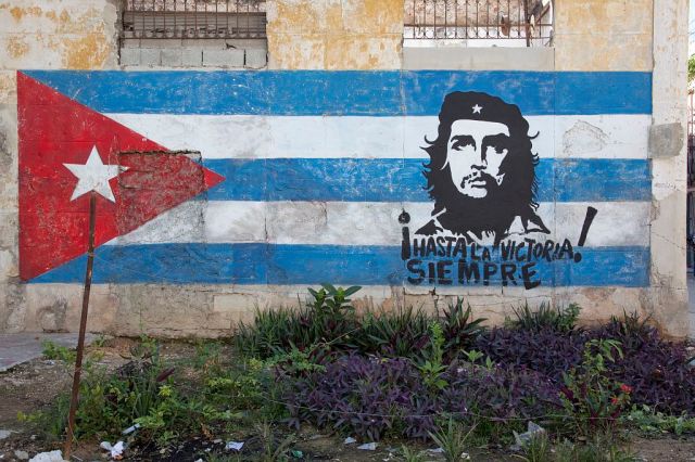 Che and Flag Mural Carol M Highsmith Col LOC