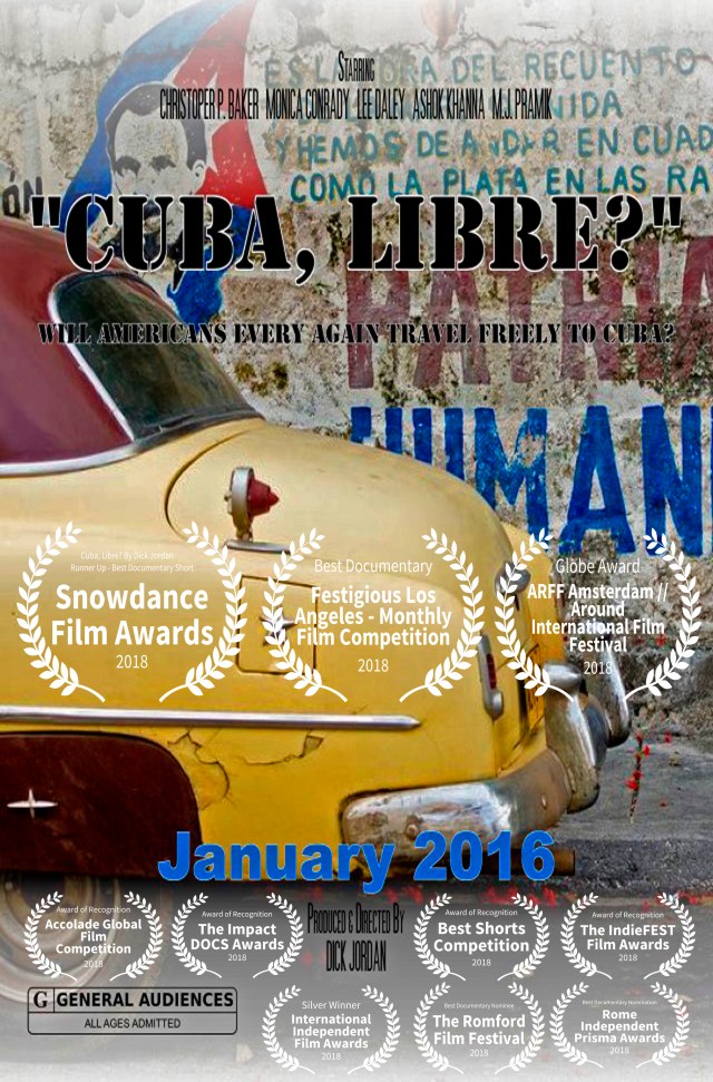 Cuba Libre Movie Poster with Laurels Ed 2